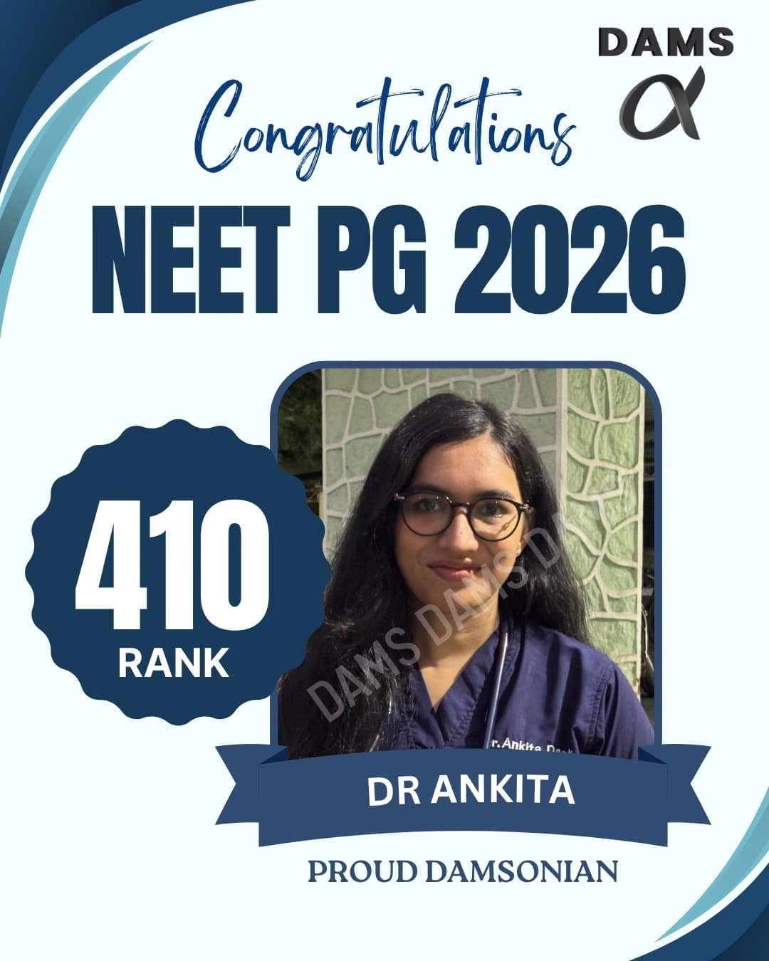 DAMS Hyderabad NEET PG 2026 result, slide 5 of 10