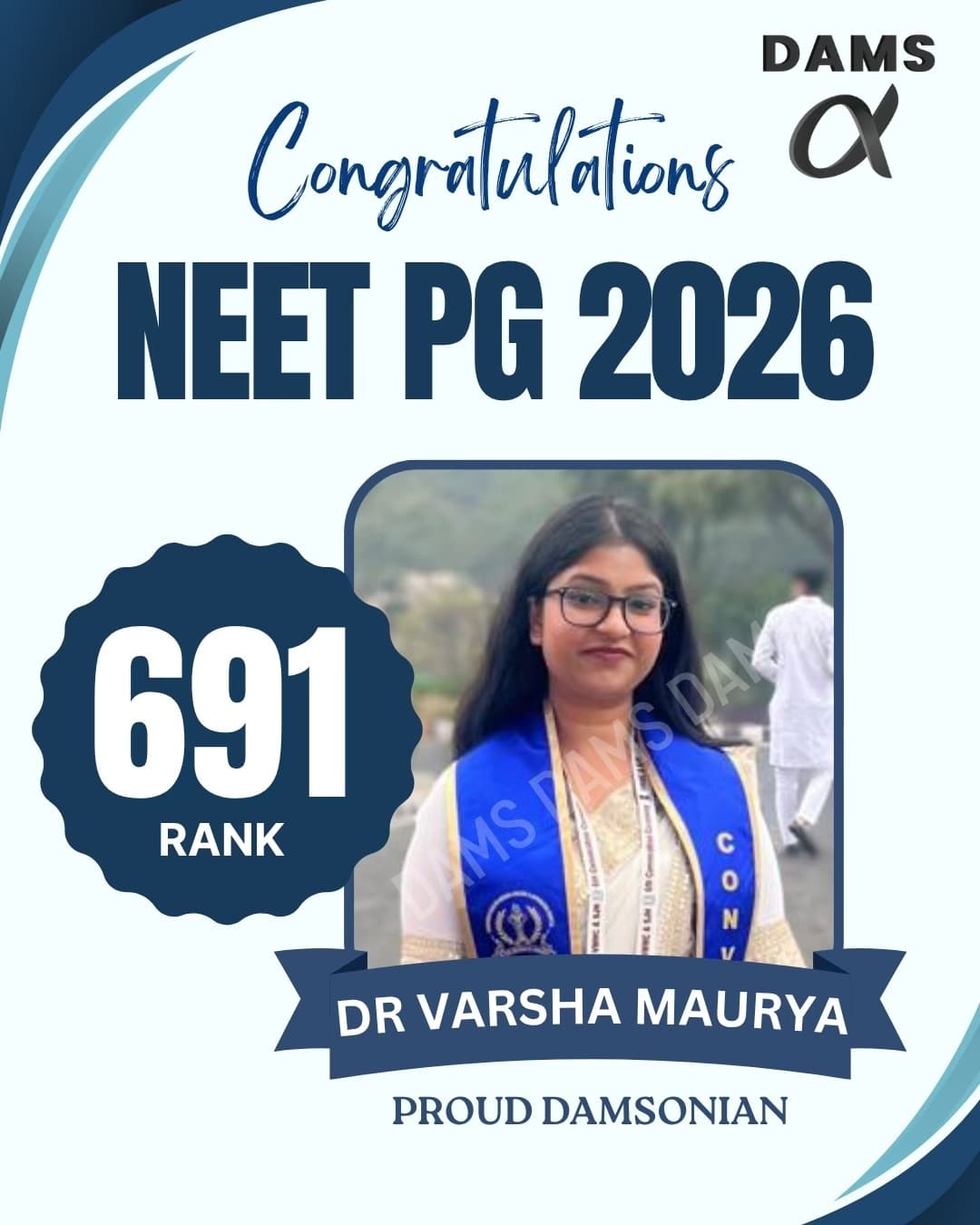 DAMS Hyderabad NEET PG 2026 result, slide 6 of 10